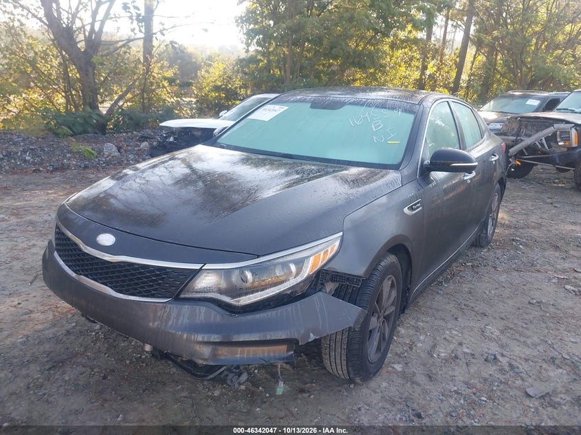 Vin: 5xxgt4l12hg169559, lot: 46842306, kia optima lx turbo 20172