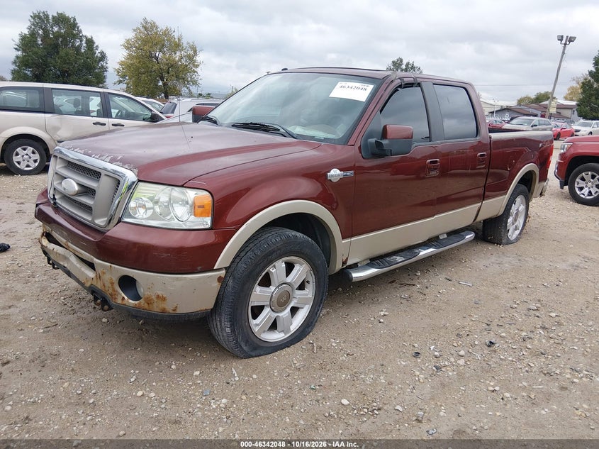 2007 Ford F-150 Fx4/Lariat/Xlt, Normal Wear & Tear, IAAI, VIN 1FTPW14V87KA71874 — photo 2