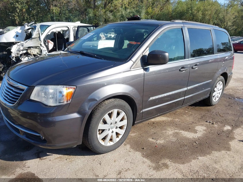 Vin: 2c4rc1bg2gr289963, lot: 46842313, chrysler town & country touring 20162