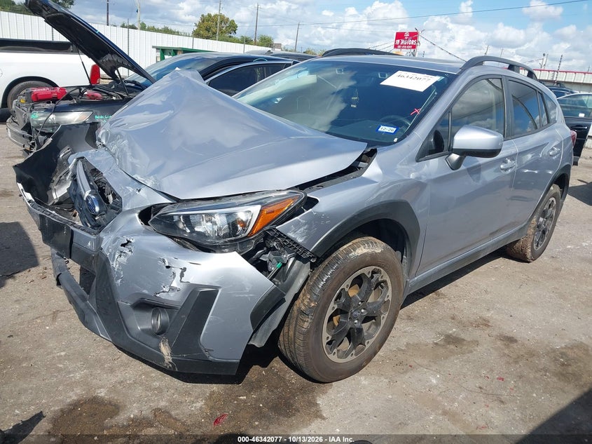 2021 Subaru Crosstrek Premium, Удар спереди, IAAI, VIN JF2GTAEC8M8397917 — фото 2