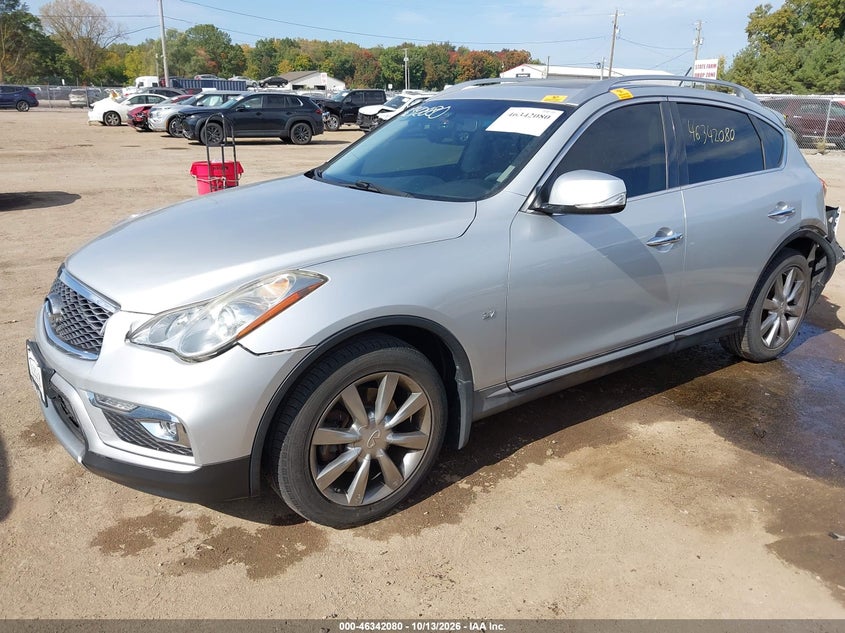 Vin: jn1bj0rr1gm267659, lot: 46842339, infiniti qx50 20162