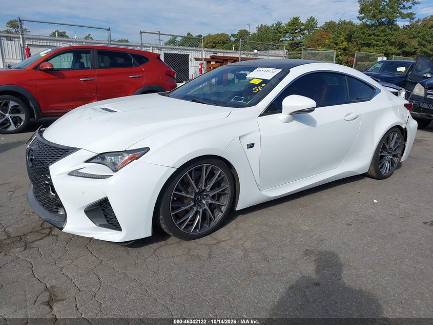 Vin: jthhp5bc9f5003833, lot: 46842381, lexus rc f 20152