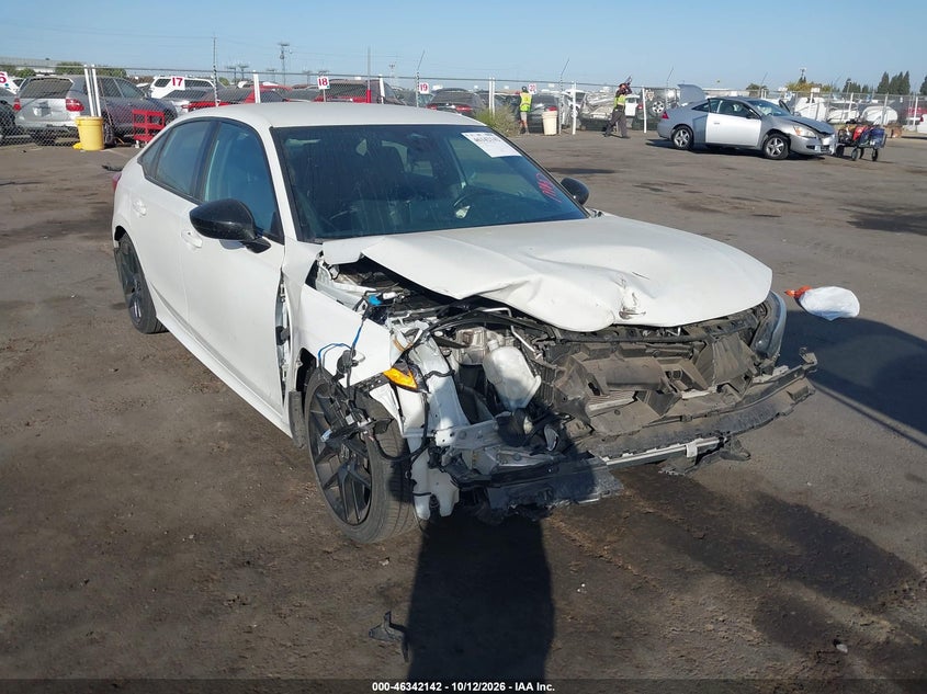 Vin: 2hgfe2f54nh607193, lot: 46842401, honda civic sport 20221