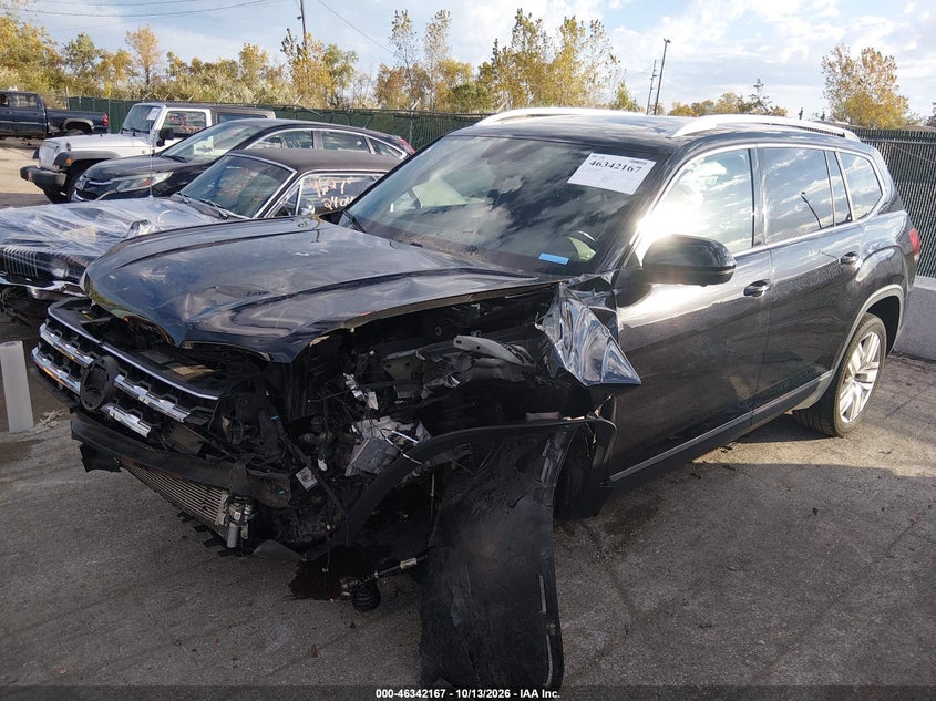 VOLKSWAGEN ATLAS 2018 VIN 1V2NR2CA9JC504167