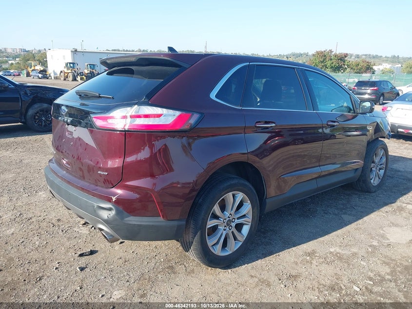 Vin: 2fmpk4k95rba69740, lot: 46842452, ford edge titanium 20244