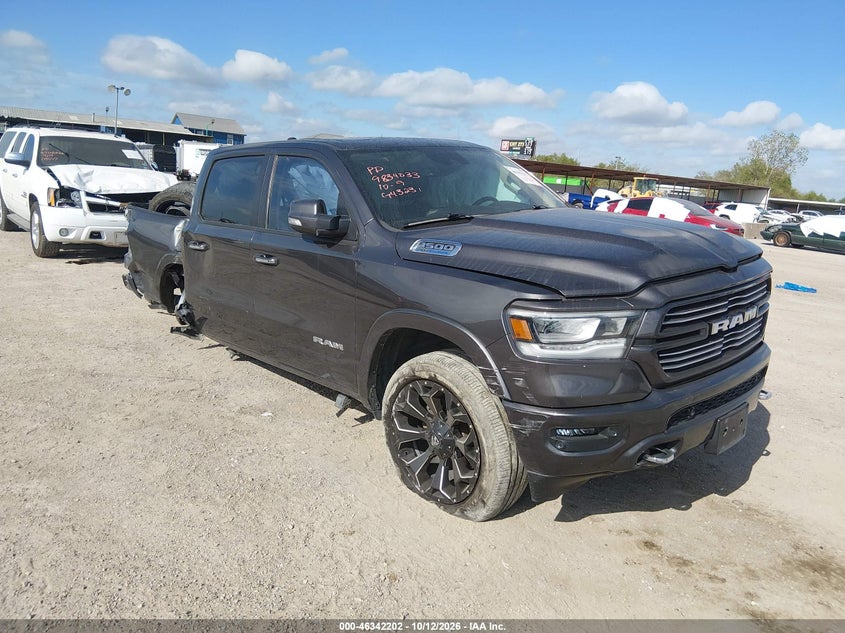 Vin: 1c6srfjt7mn643231, lot: 46842461, ram 1500 laramie  4x4 5'7 box 2021 img_1