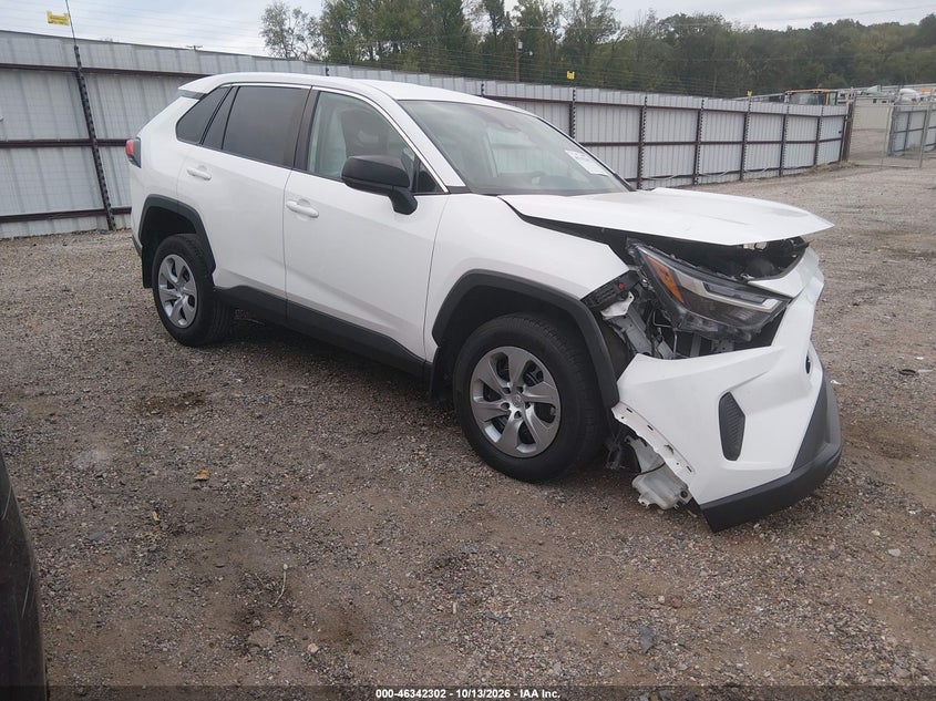 Vin: 2t3h1rfv4pc218005, lot: 46842561, toyota rav4 le 20231