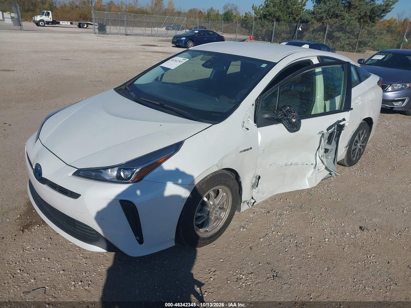 Vin: jtdkamfu8n3183466, lot: 46842604, toyota prius le 20222
