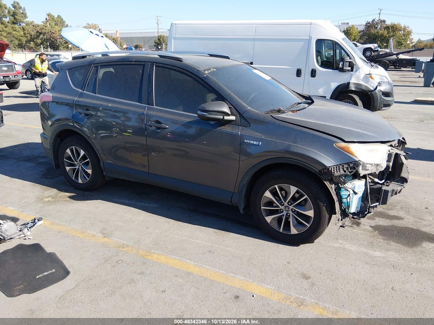 Vin: jtmrjrev4gd039612, lot: 46842605, toyota rav4 hybrid xle 20161