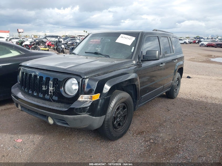 Vin: 1c4njpba4hd212969, lot: 46842606, jeep patriot sport fwd 20172