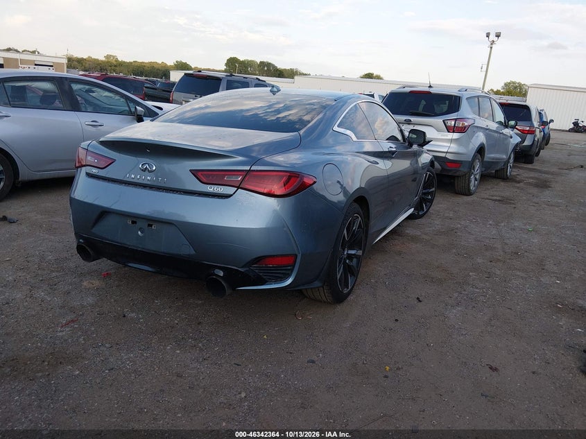 Vin: jn1ev7el0hm554035, lot: 46842623, infiniti q60 3.0t premium 20174