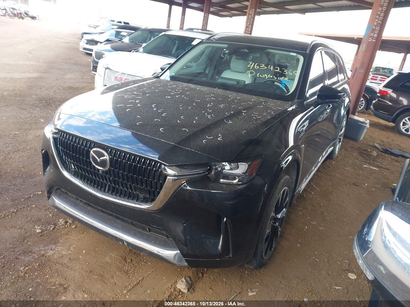 Vin: jm3kkehc2r1104339, lot: 46842624, mazda cx-90 3.3 turbo s premium plus 20242
