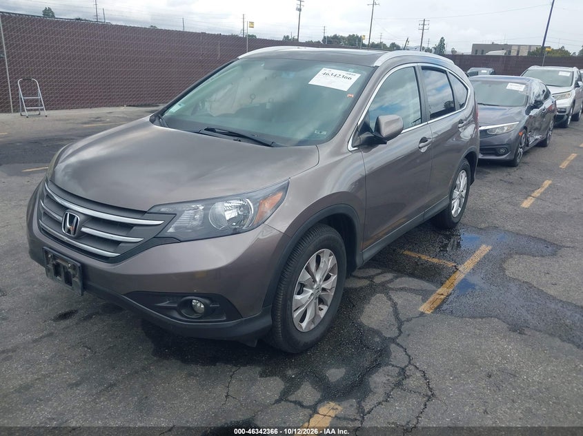 2013 Honda Cr-V Ex-L, Правый бок, IAAI, VIN 5J6RM3H73DL015668 — фото 2
