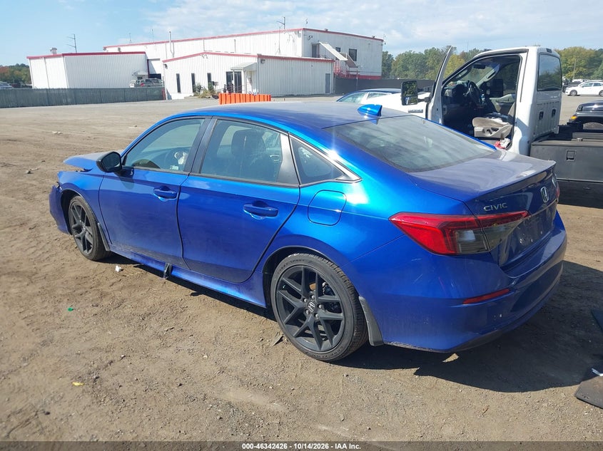 Vin: 2hgfe2f5xph565437, lot: 46842685, honda civic sport 20233