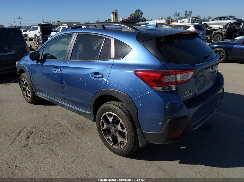 Vin: jf2gtaec0k8277168, lot: 46842720, subaru crosstrek 2.0i premium 20193