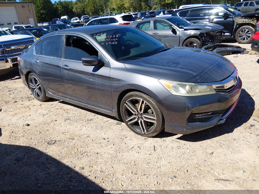 Vin: 1hgcr2f12ha077006, lot: 46842723, honda accord sport se 20171