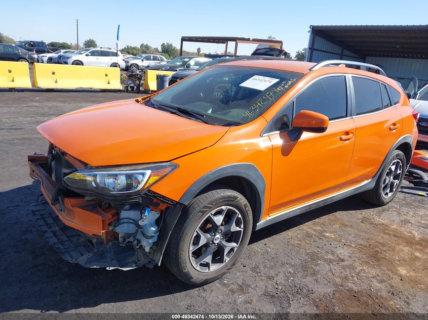 Vin: jf2gtabc3jh314023, lot: 46842733, subaru crosstrek 2.0i premium 20182