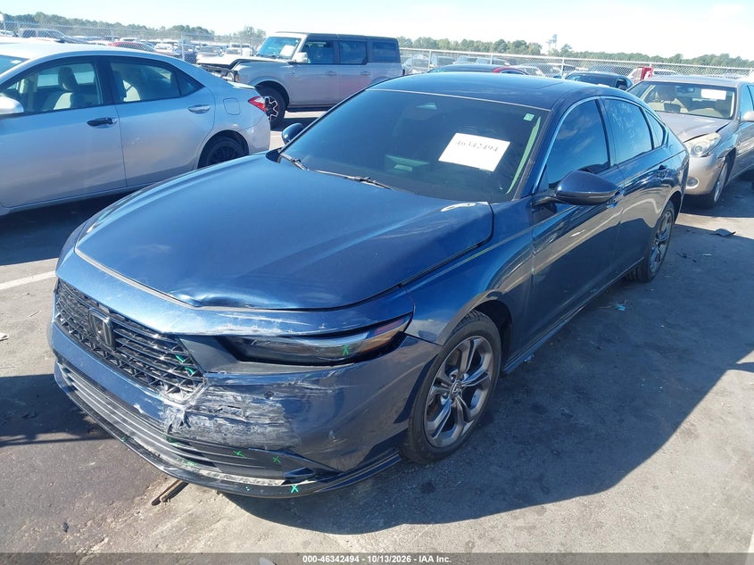 Vin: 1hgcy2f67ra048570, lot: 46842753, honda accord hybrid ex-l 20242