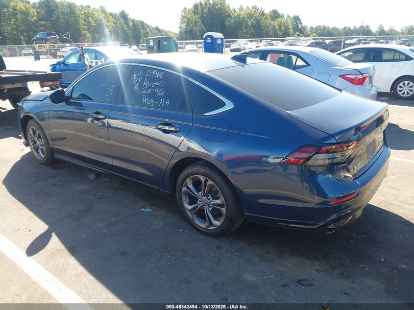 Vin: 1hgcy2f67ra048570, lot: 46842753, honda accord hybrid ex-l 20243