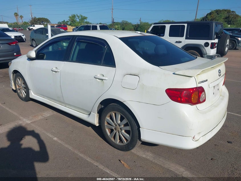 Vin: 1nxbu4ee1az272605, lot: 46842766, toyota corolla s 20103