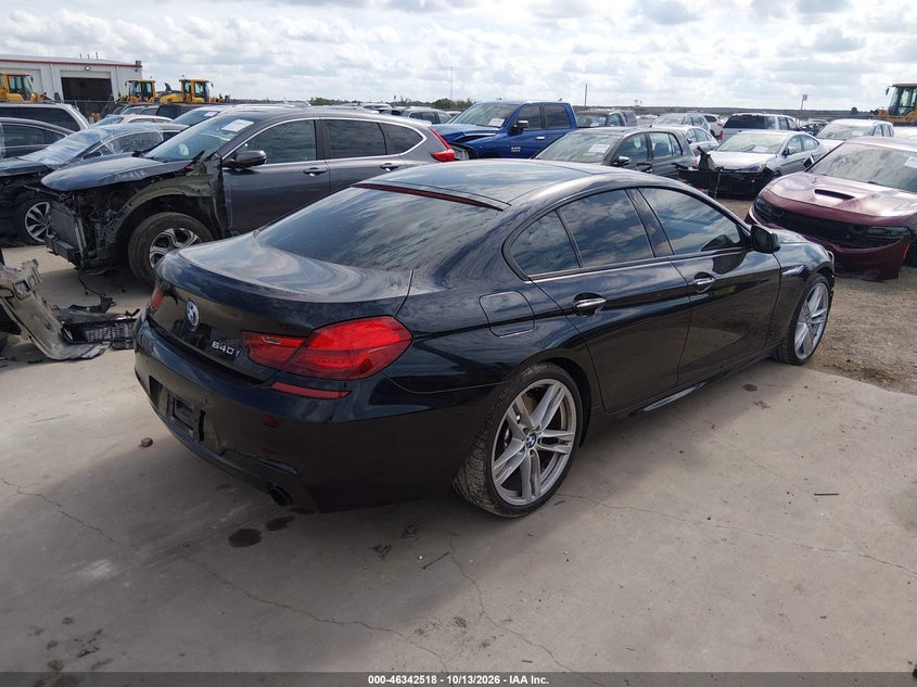 Vin: wba6a0c52edz04525, lot: 46842777, bmw 640i gran coupe 20144