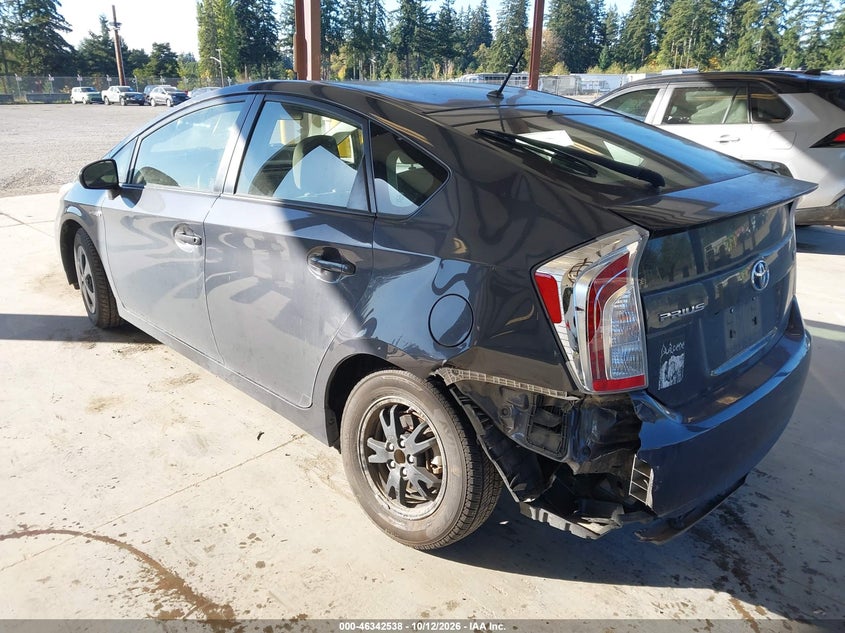 Vin: jtdkn3du7f0466204, lot: 46842797, toyota prius two 20153