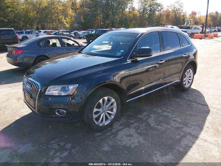 Vin: wa1lfafp2fa143650, lot: 46842833, audi q5 2.0t premium 20152