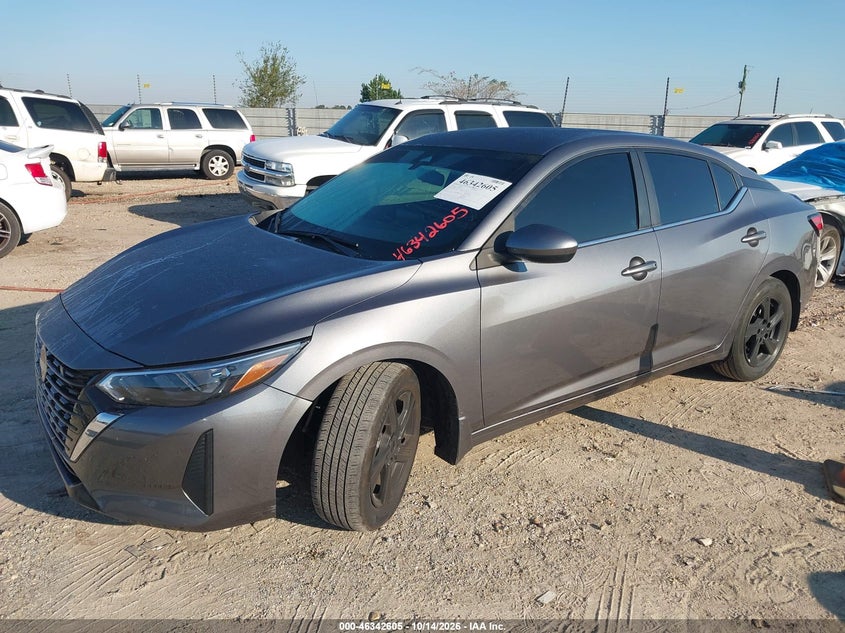 Vin: 3n1ab8cv2sy351962, lot: 46842864, nissan sentra sv 20252