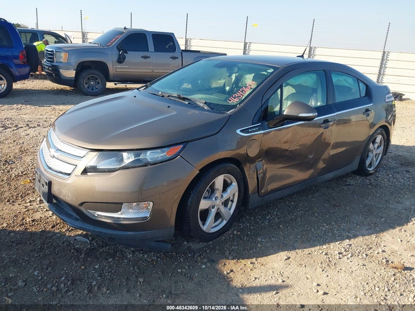 2014 Chevrolet Volt, Удар спереди, IAAI, VIN 1G1RB6E47EU145142 — фото 2