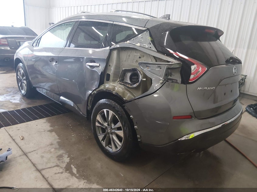 Vin: 5n1az2mh6jn165069, lot: 46842899, nissan murano sl 20183