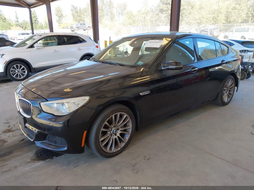 Vin: wba5m4c53ed183562, lot: 46842916, bmw 535i gran turismo xdrive 20142