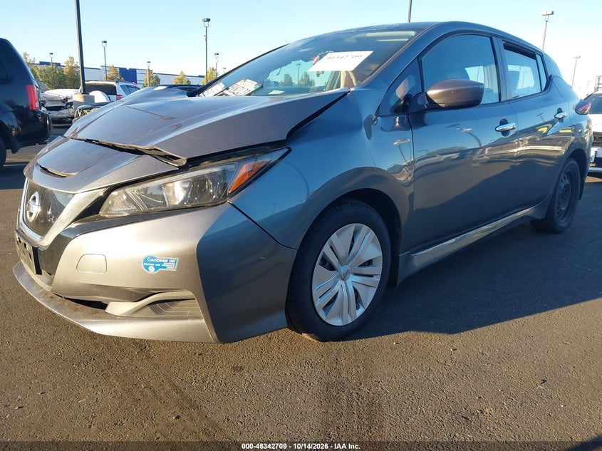 Vin: 1n4az1bp2lc307818, lot: 46842968, nissan leaf s 40 kwh 20202