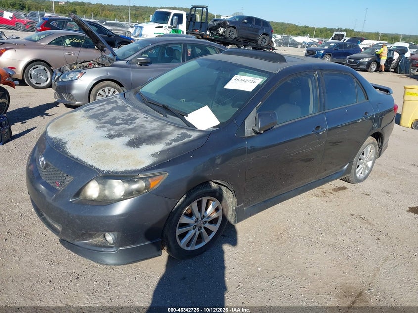 Vin: 1nxbu4ee9az255647, lot: 46842985, toyota corolla s 20102