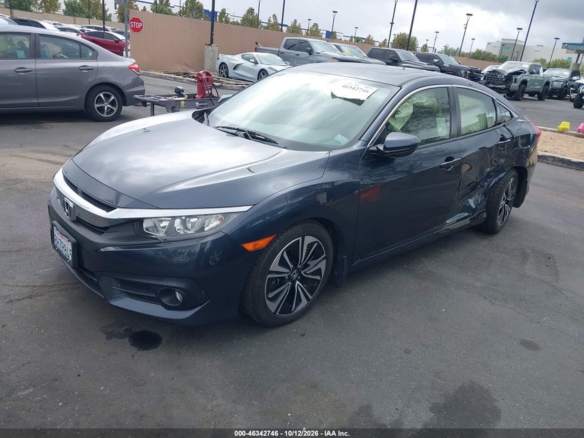 Vin: jhmfc1f38jx043419, lot: 46843005, honda civic ex-t 20182
