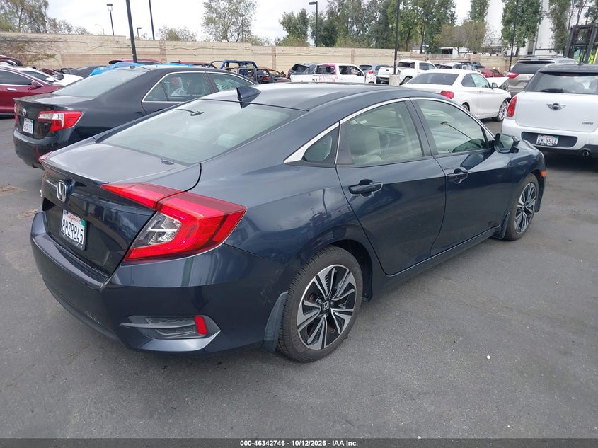 Vin: jhmfc1f38jx043419, lot: 46843005, honda civic ex-t 20184