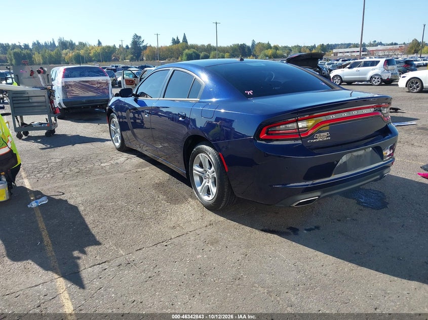 Vin: 2c3cdxbg9gh272741, lot: 46843103, dodge charger se 20163
