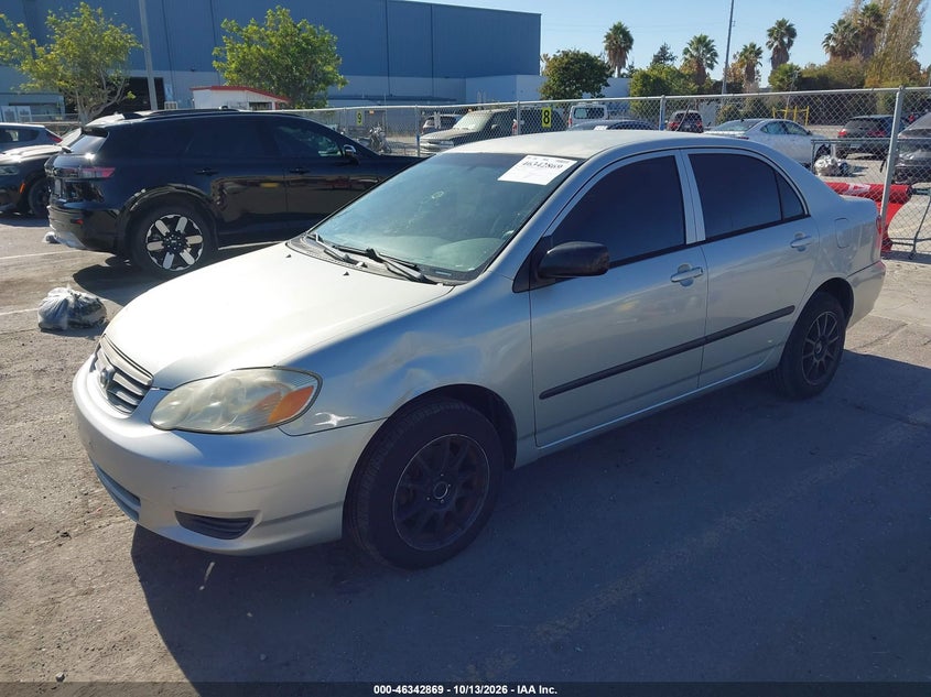 2004 Toyota Corolla Ce, Left Front, IAAI, VIN 1NXBR32E04Z280392 — photo 2