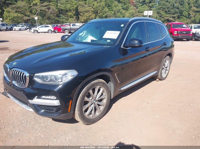 2019 BMW X3 Sdrive30I, Front End, IAAI, VIN 5UXTR7C56KLA48253 — photo 2