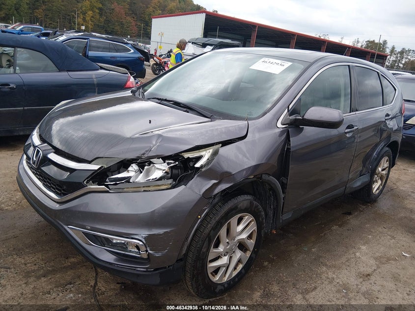 Vin: 2hkrm4h56fh670599, lot: 46843196, honda cr-v ex 20152