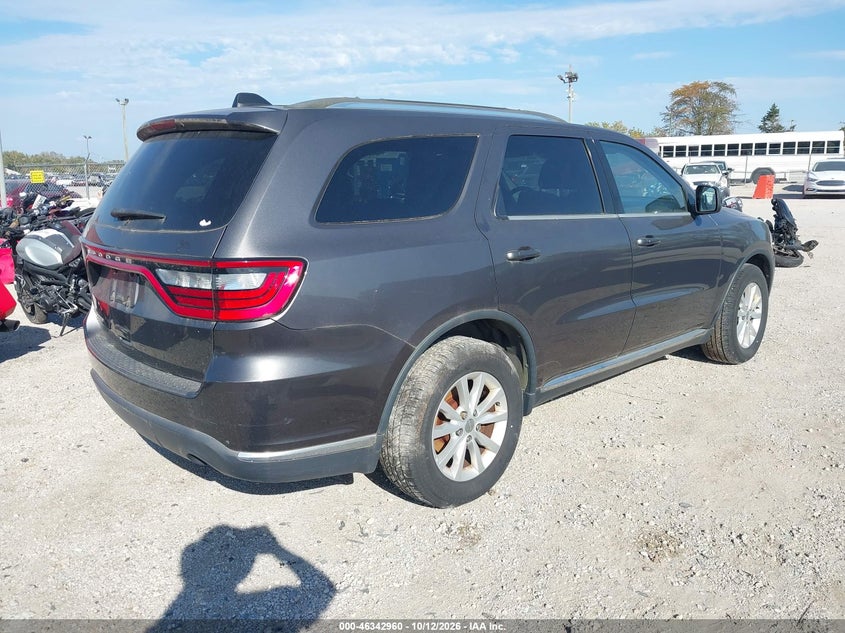 Vin: 1c4rdjag2ec287277, lot: 46843218, dodge durango sxt 20144