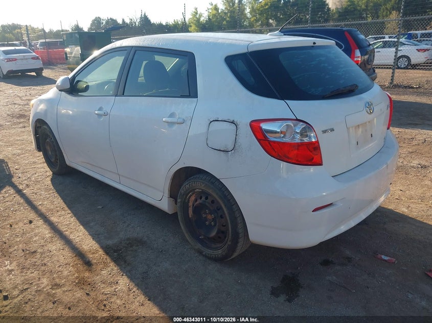 TOYOTA MATRIX 2009 VIN 2T1KU40E79C012228