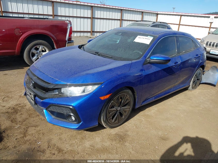 2019 Honda Civic Ex, Rear, IAAI, VIN SHHFK7H67KU414112 — photo 2