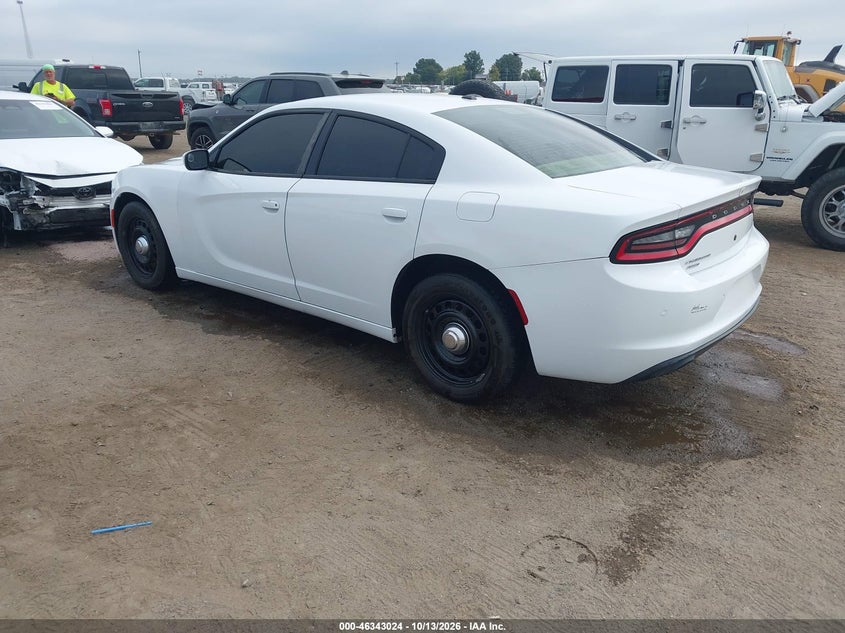 Vin: 2c3cdxkt4kh743149, lot: 46843283, dodge charger police awd 20193
