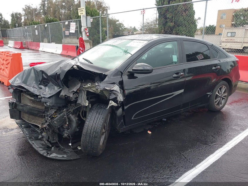 Vin: 3kpf24ad6ne455219, lot: 46843294, kia forte lxs 20222