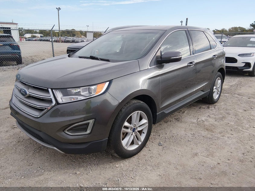 Vin: 2fmpk4j99hbc43082, lot: 46843329, ford edge sel 20172