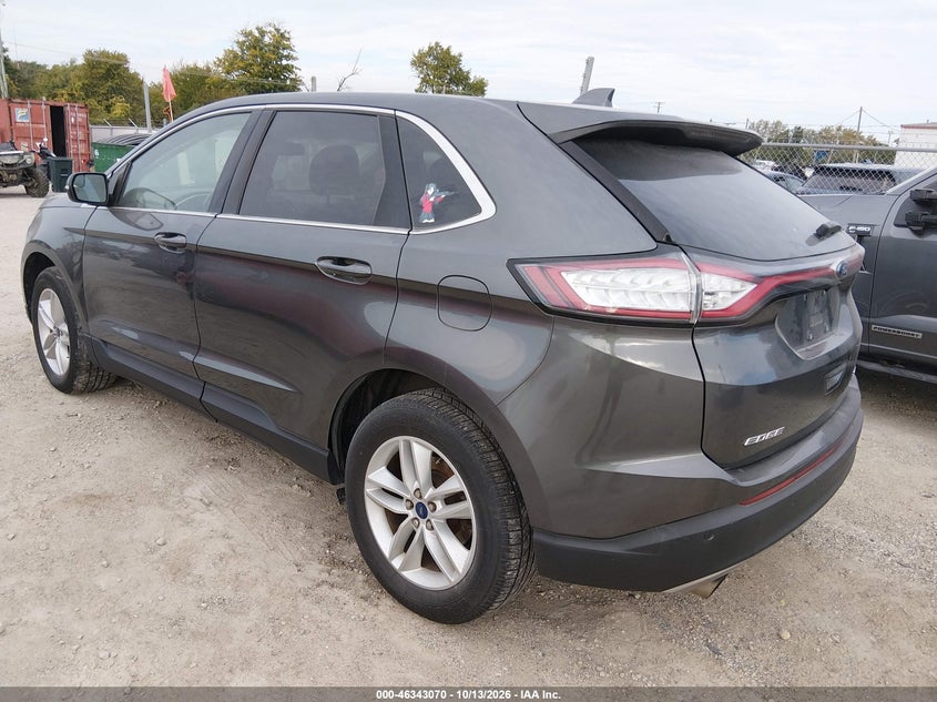 Vin: 2fmpk4j99hbc43082, lot: 46843329, ford edge sel 20173