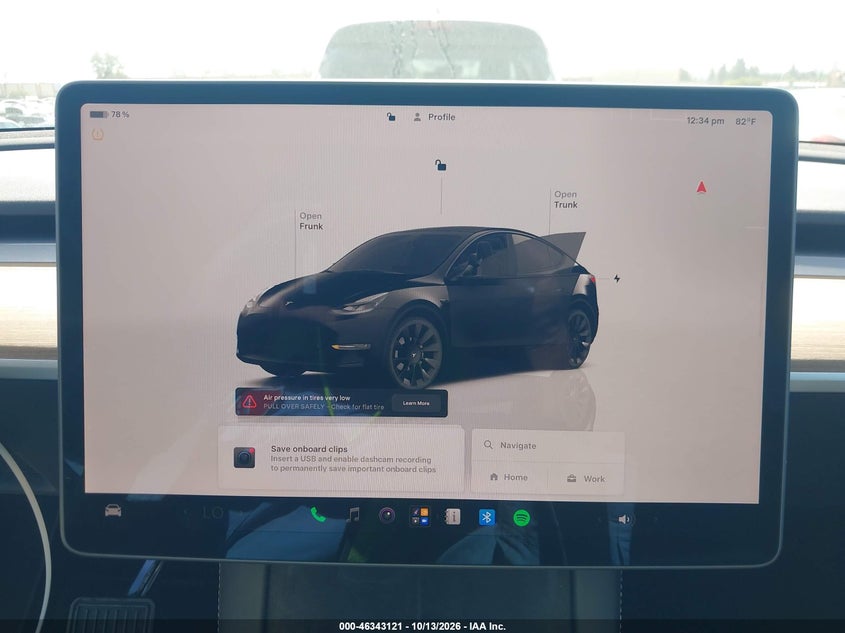 TESLA MODEL Y 2023 VIN 7SAYGDEE1PF814327