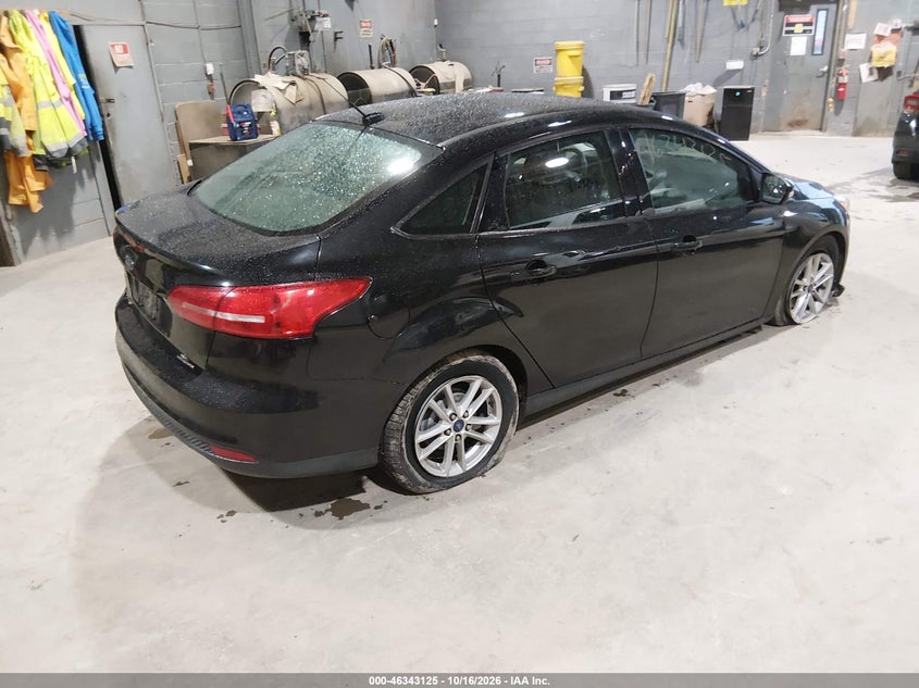 Vin: 1fadp3f25fl251651, lot: 46843384, ford focus se 20154