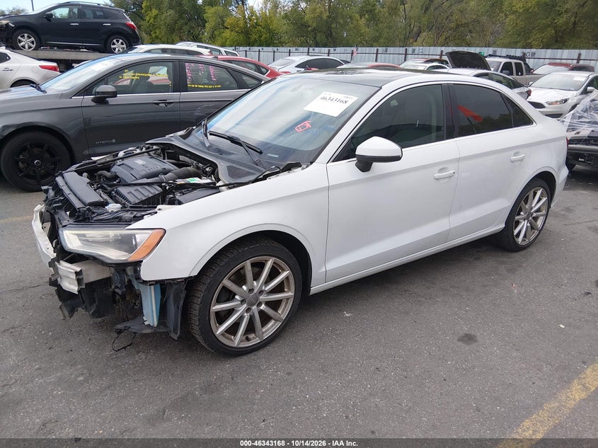 Vin: wauefgff8f1083749, lot: 46843427, audi a3 2.0t premium 20152