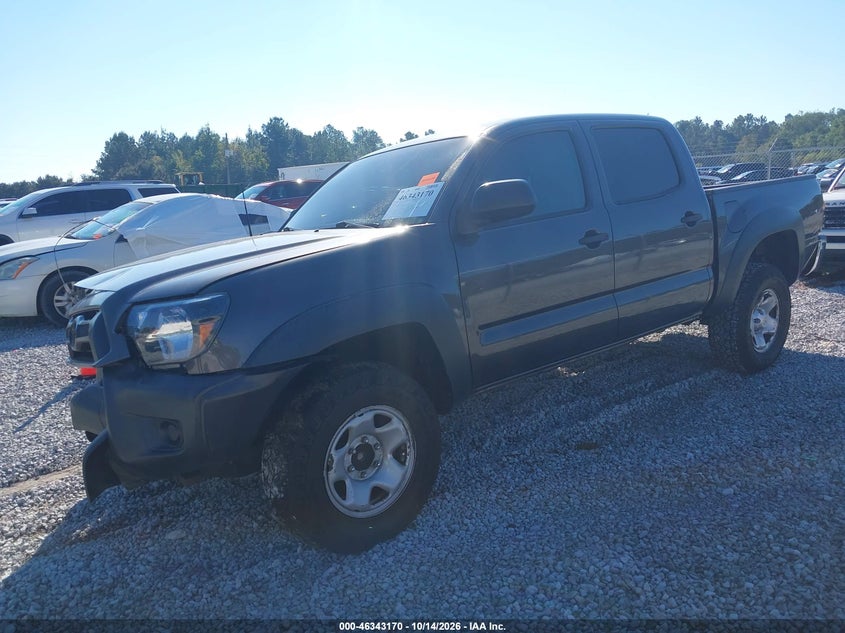 2012 Toyota Tacoma Prerunner, Front End, IAAI, VIN 5TFJX4GN0CX010693 — photo 2